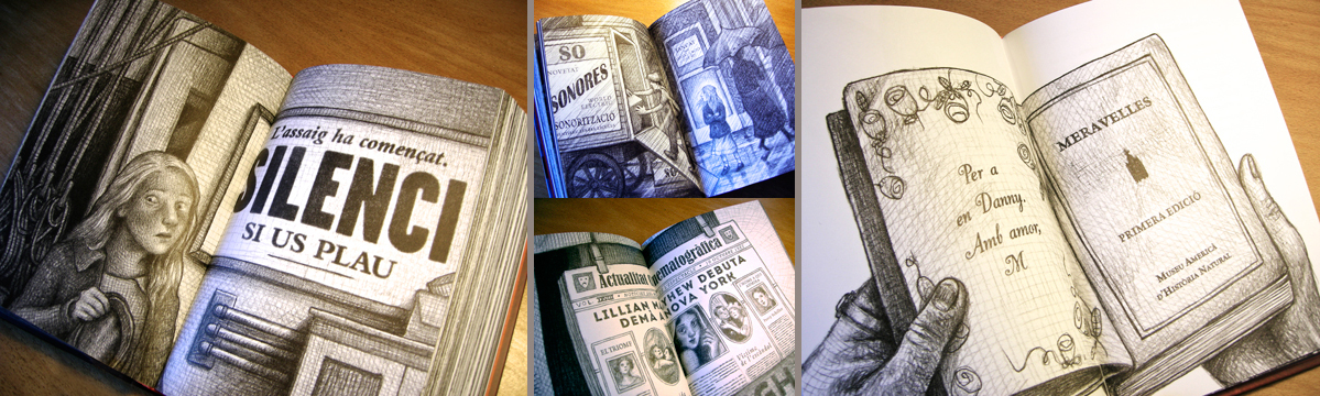 LETTERING FOR CATALAN & SPANISH TRANSLATION BOOK (WONDERSTRUCK BY BRIAN SELZNICK)<br/>BOOK&LOOK - CRUÏLLA